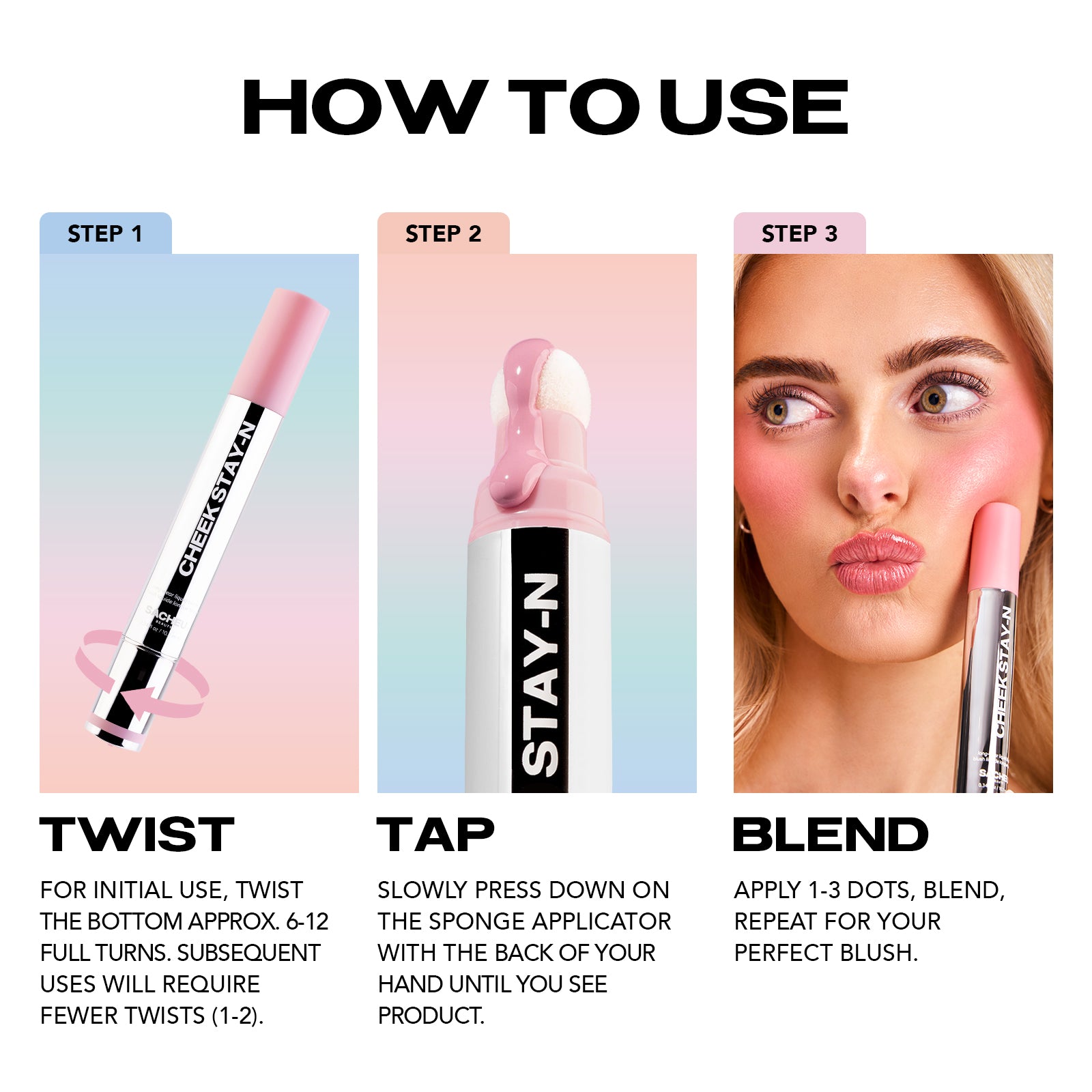 Cheek STAY-N® Duo