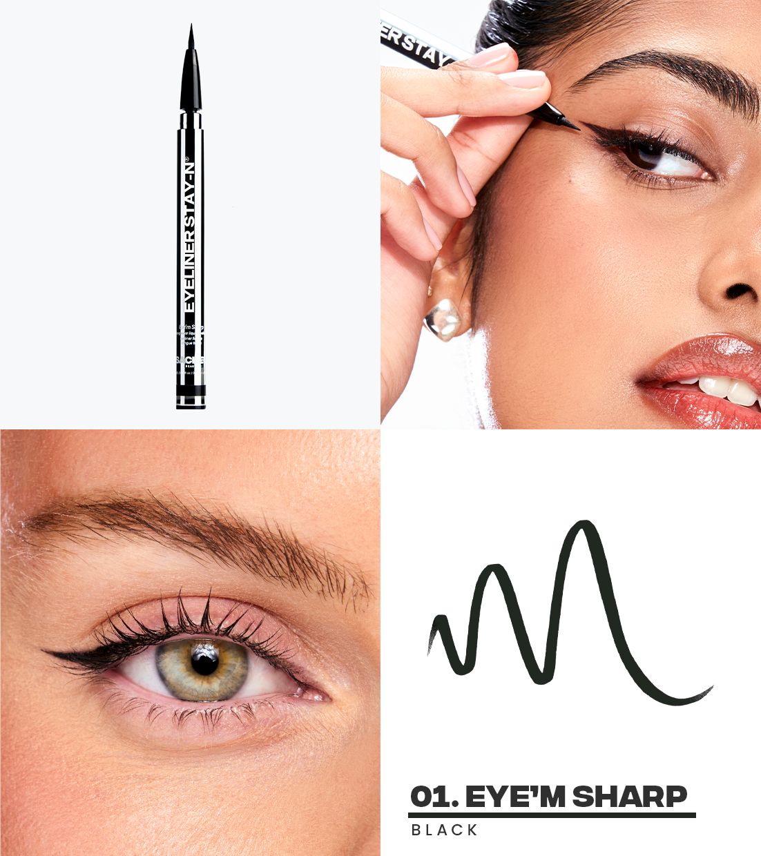 Eyeliner :: 01. Eye'm Sharp - Black