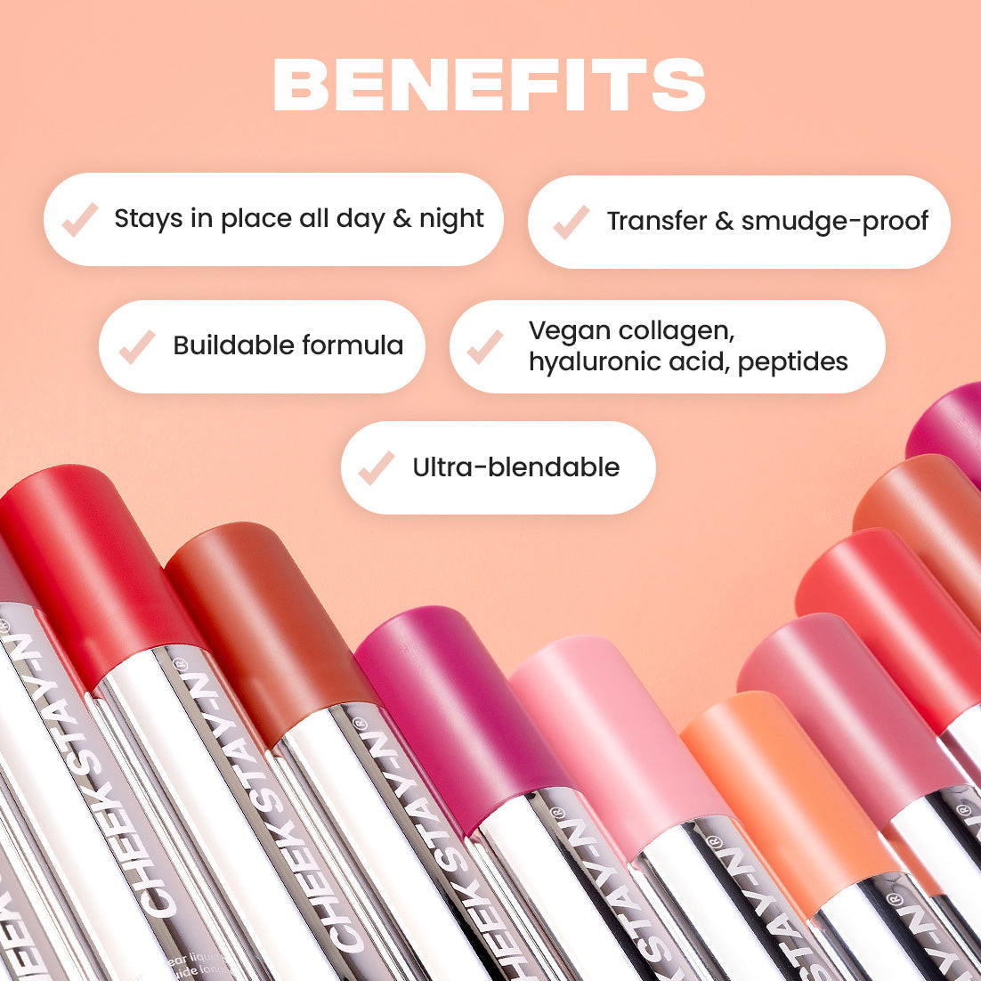SACHEU Beauty Cheek STAY-N Liquid Blush - Thumbnail 3