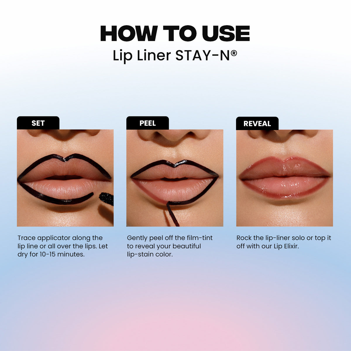 Peel-Off Lip Stains & Lip Liners | SACHEU