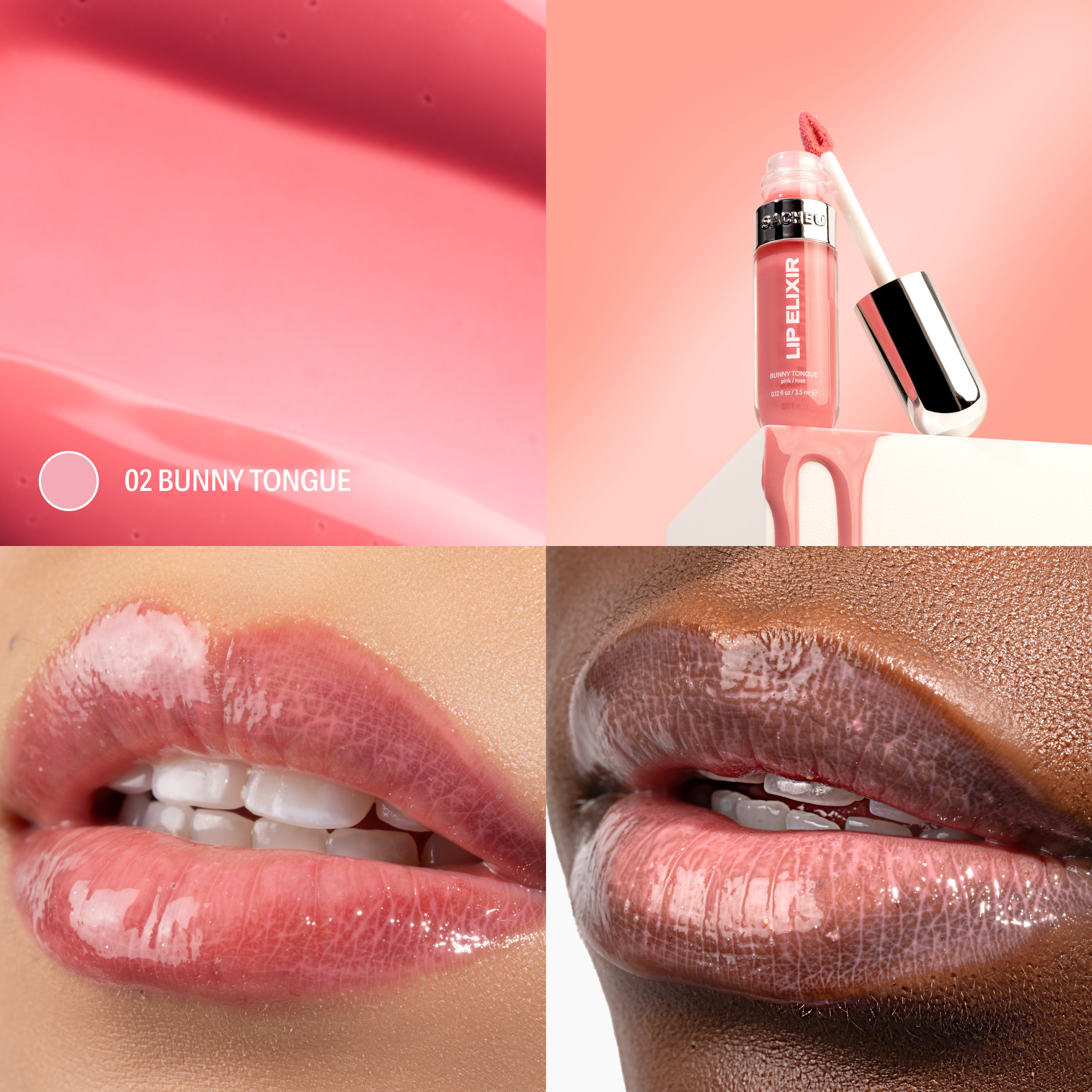 Lip Glaze Elixir :: 02. BUNNY TONGUE