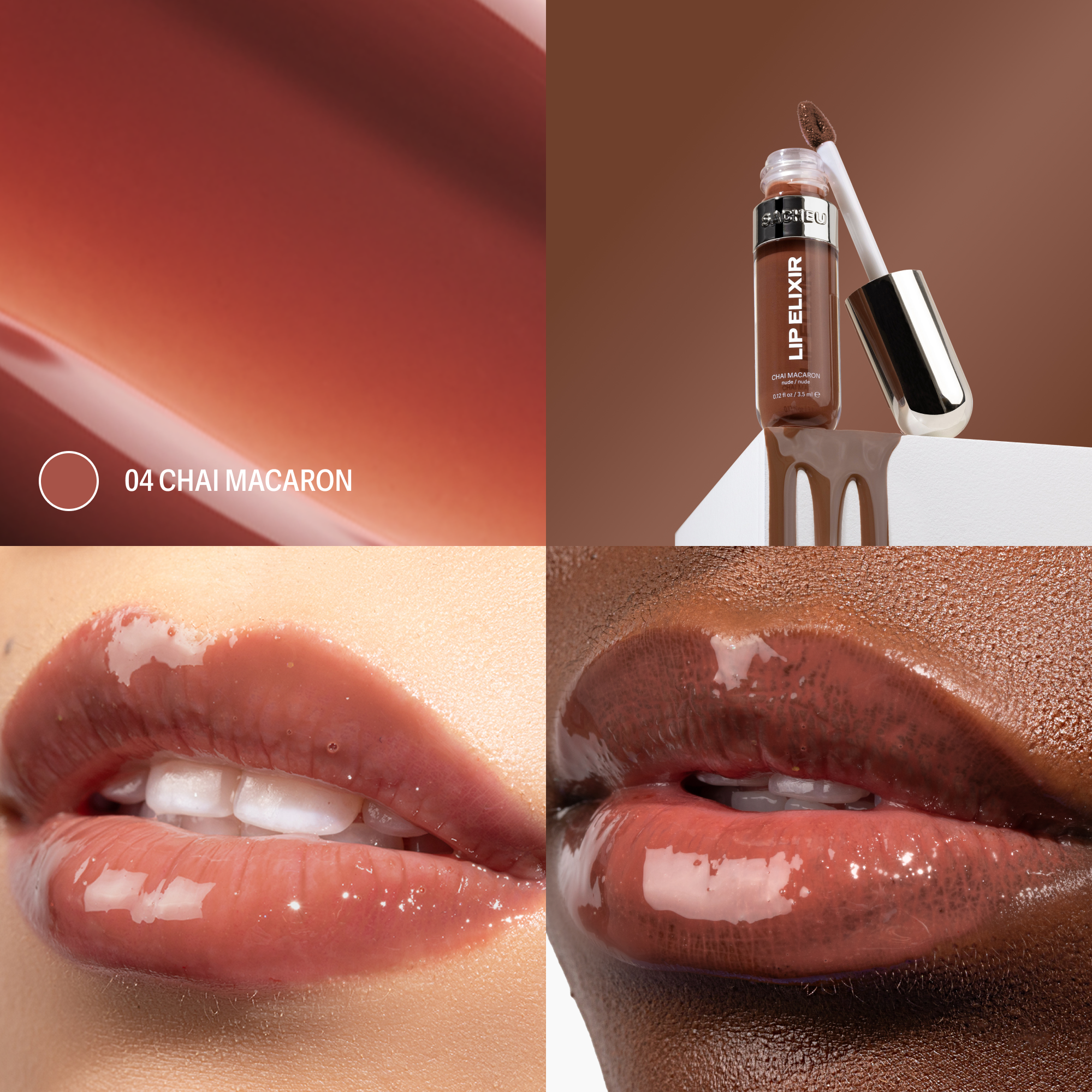 Lip Glaze Elixir :: 04. CHAI MACARON