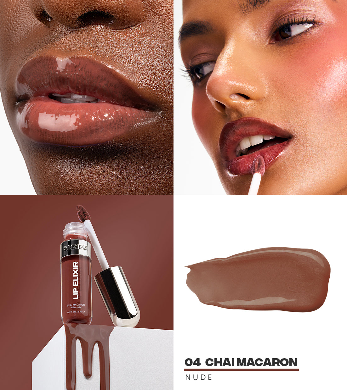 Lip Glaze Elixir :: 04. CHAI MACARON