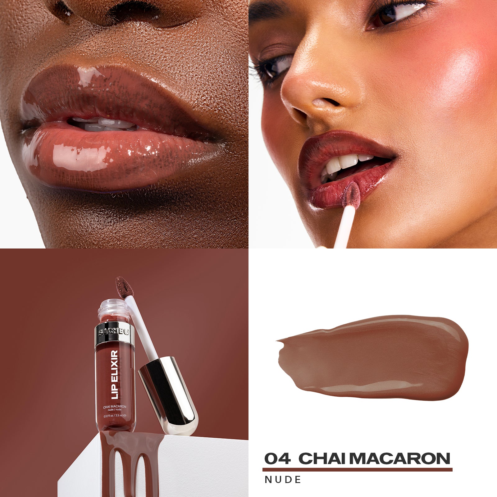 Lip Elixir - Nourishing Lip Glaze | SACHEU Beauty