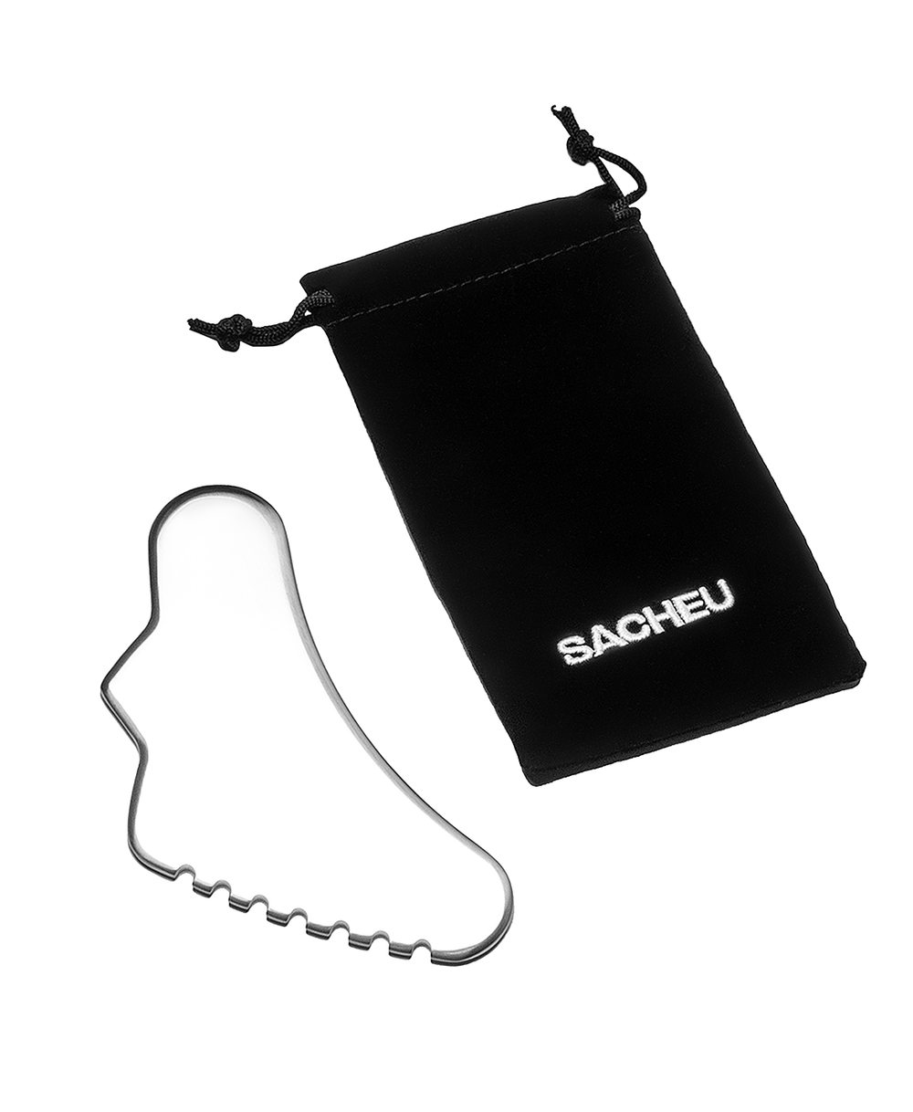 BODY GUA SHA STAINLESS STEEL SACHEU Beauty